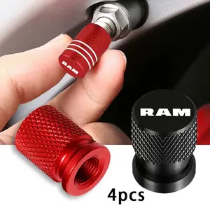 2026 New For Dodge Ram 1500 2500 3500 Accessories Car Styling Car Wheel Tire Valve Caps Tyre Stem Covers Airdust Waterproof For Car Décor
