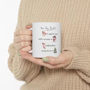 Christmas To Do List Ceramic Mug