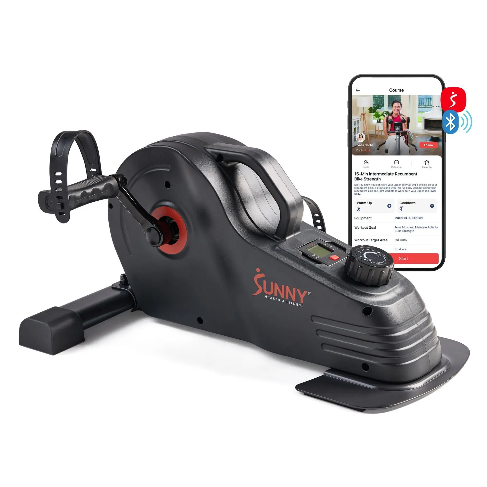 Sunny Dual-Motion Magnetic Mini Bike B0891 SMART