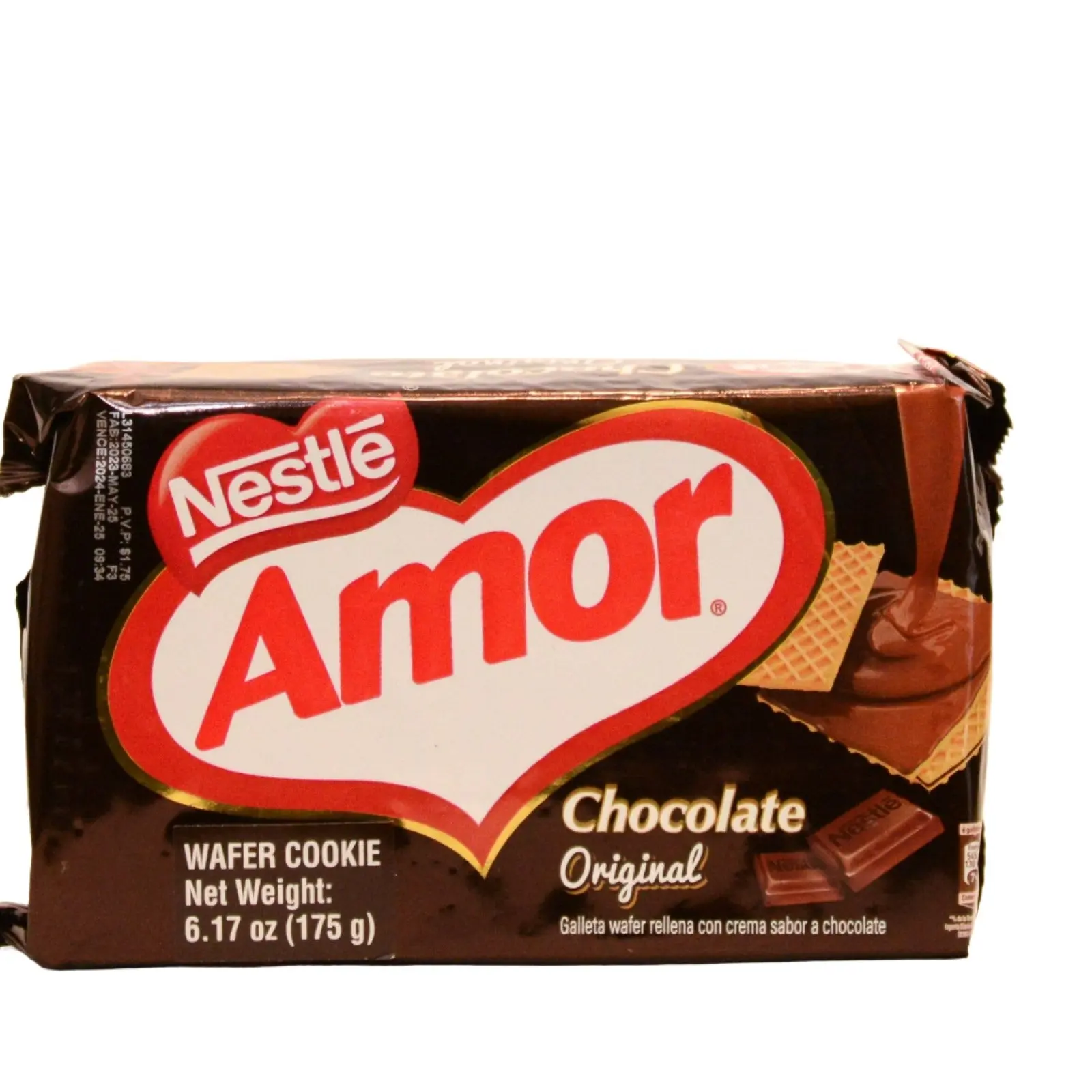 Amor Wafer Cookies 130g – Classic Ecuador Snack - Galletas Amor