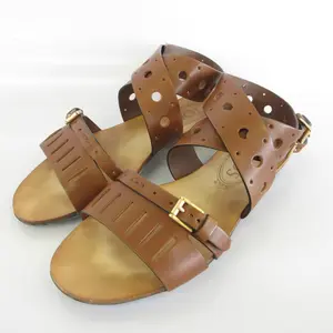 Pre-owned TOD'S Calfskin Small Leather Goods Tod’s Leather Flat Sandals
