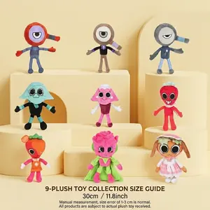 Dandy's World Plush Doll Cute Kawaii Plushie Soft Stuffed Animal Aesthetic Room Decor Trendy Collectible Gift for Boys Girls Teens Back to School Holiday Plush Toy