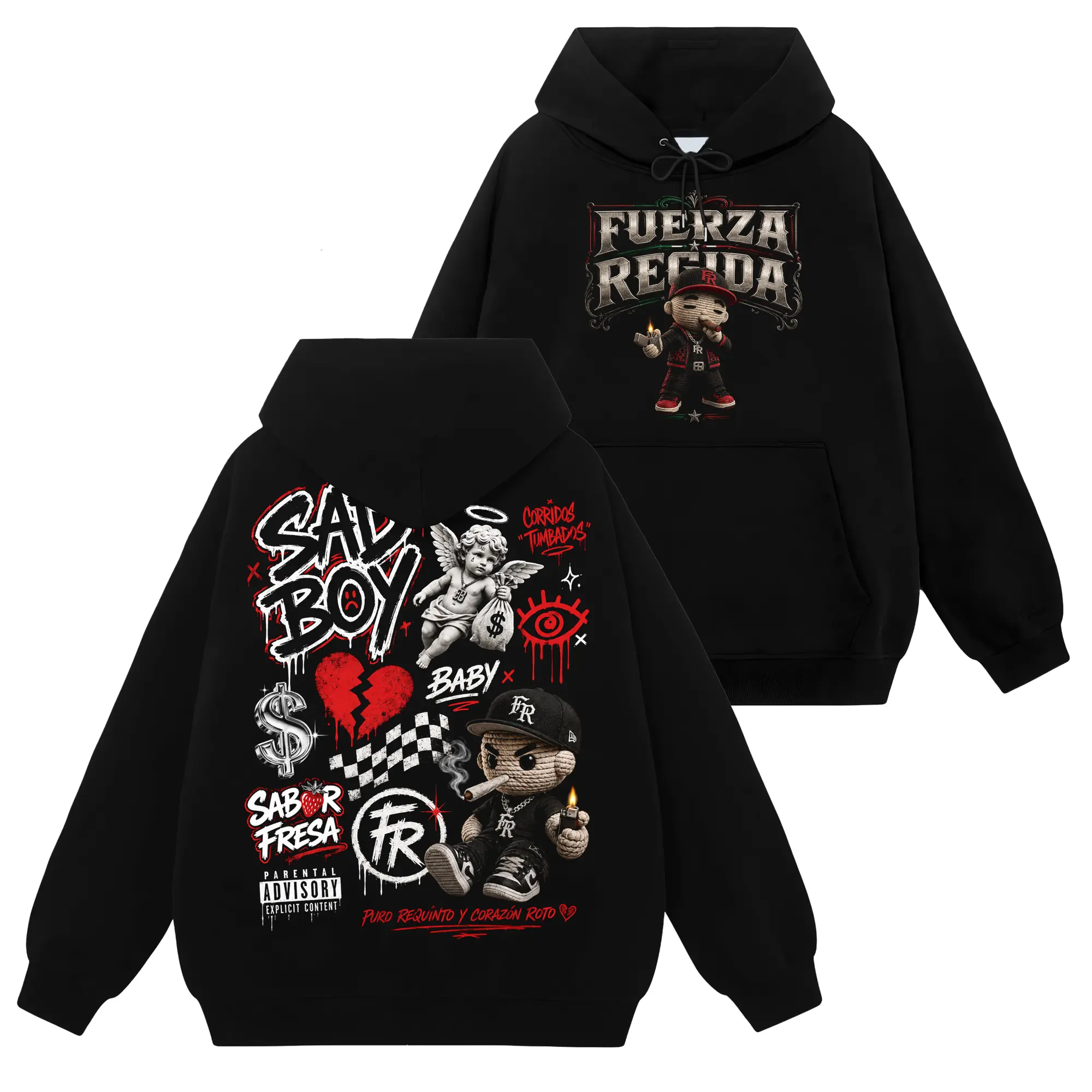 Vintage Fuerza Regida All Top Song Album #200 Graphic T-Shirt Sweatshirt Hoodie, Tatino Streetwear Fashion, Regional Mexicano Shirt, Fuerza Regida Merch, Menswear Top Y2K Mexico, Pepper Comfort Colors
