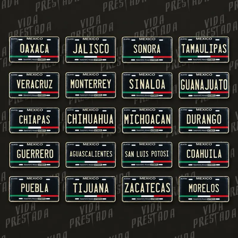 Mexico States Hat Pins