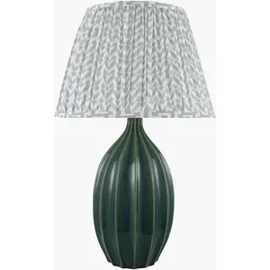 Deep Teal Modern Table Lamp for bedside or console tables