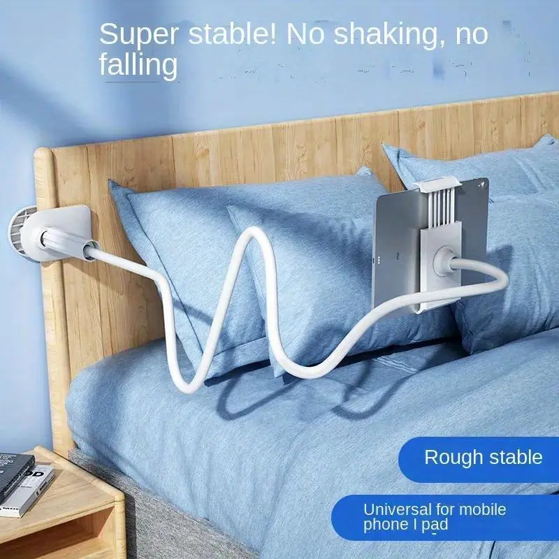 Universal Phone Holder Bed Desk Clip Lazy Flexible Gooseneck Clamp Long Arms Mount For IPhone 8/7/6 Bed Desk Mobile Smartphone Holder