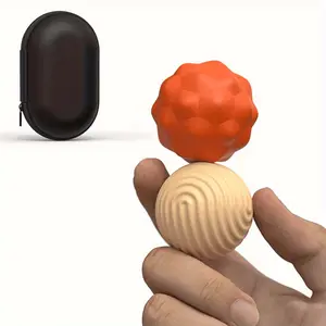 2pcs Magnetic Silicone Balls Big, Magnetic Ball Set, 2 Textures With Portable Storage Box, Magnetic Suction Design - Stress Ball For Hand Exercises, Stress Relief Fidget, Portable Finger Strength Training Grip Trainer, Christmas Gifts Ideas