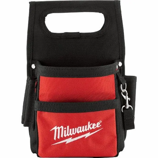 Milwaukee 48-22-8111 Compact Electrician's Work Pouch, 13-Pocket Sort Tool Organizer, 1680D Nylon Construction, Upright Base Design