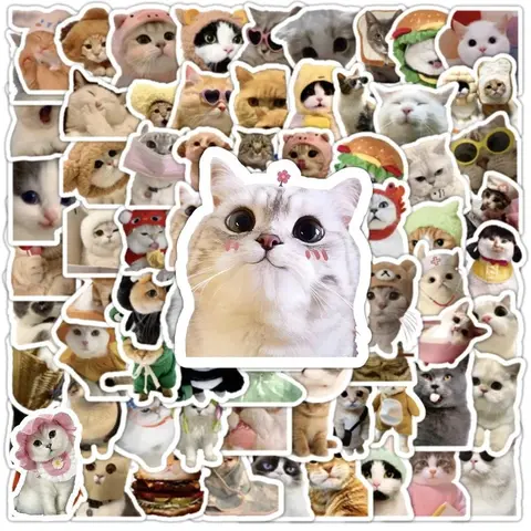 (1 Piece) Dog Cat Stickers, Gift For Dog Cat Pet Lover, Funny Sticker For Friends, Gift For Him, Gift For Her