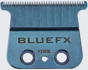 BlueFX FX707BL Ultra-Thin Hypoallergenic High-Strength Zero-Gap Adjustable T-Blade for All Hair Textures & Skin Sensitivity Levels