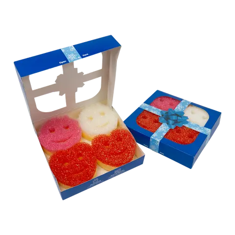 Scrub Mommy Valentine Sponges - Dual Sided with Flex Texture & Soft Absorbent Surface Gift Set