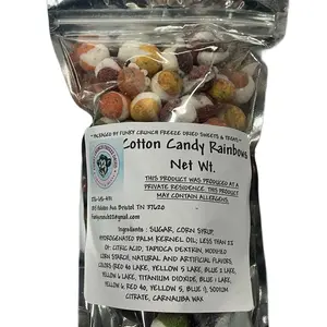 Cotton Candy Rainbows - Funky Freeze Dried Sweets & Treats - Net Wt. - Private Residence Product - May Contain Allergens