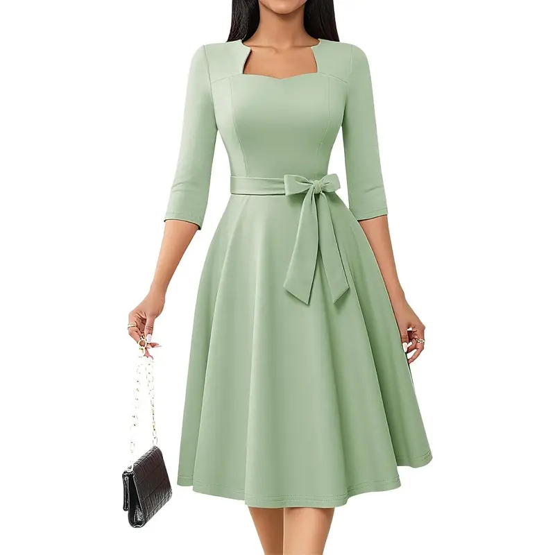 medium length graduation dresses ZAPAKA Women Cute White Graduation Dress Off the Shoulder Lace A Line Commencement Dress, White / L main image 1