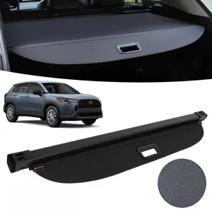 2022-2025 Toyota Corolla Cross Retractable Trunk Cargo Cover| Trunk Mat, Privacy Partition, Car Storage Accessory, Luggage Safety Shield & Anti-Theft Cover