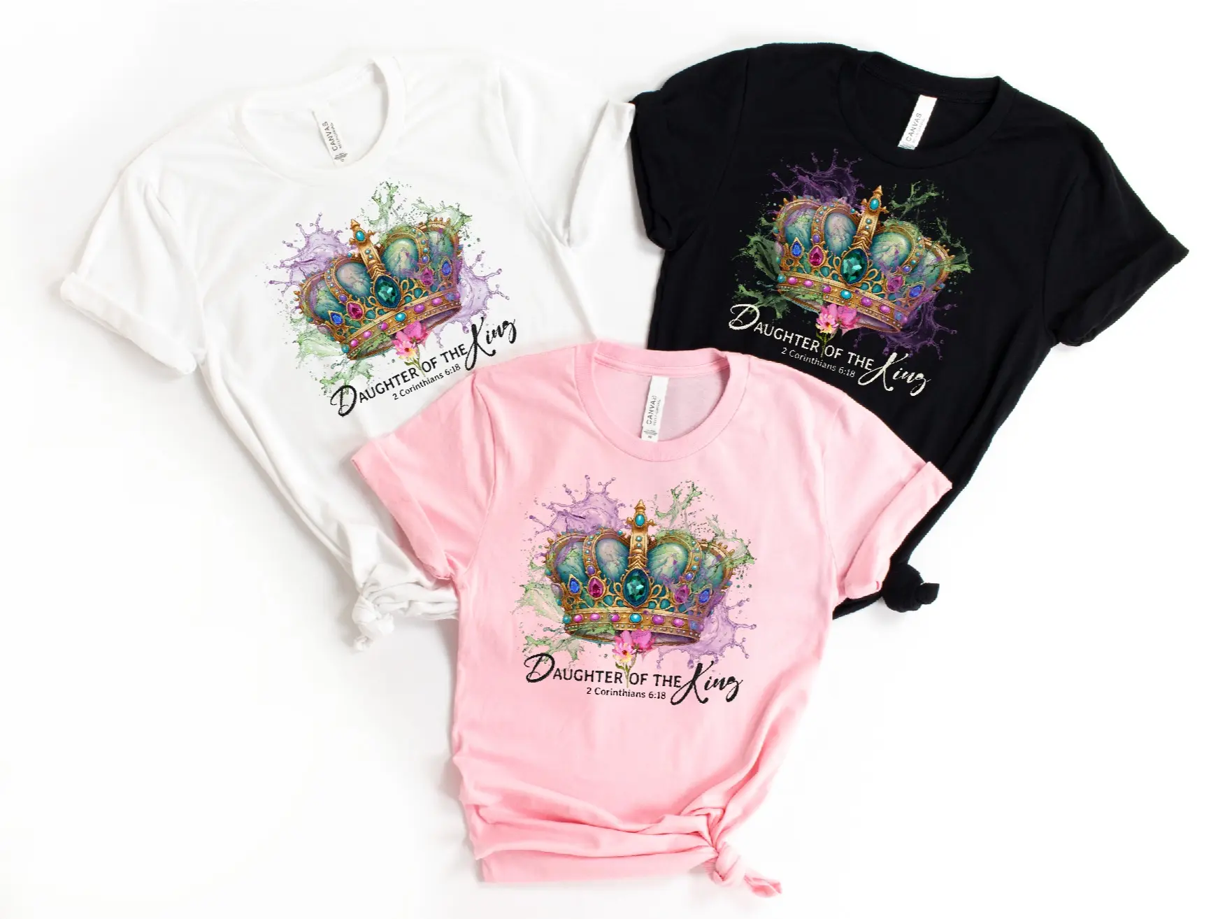 Daughter of the King cotton woman shirt
