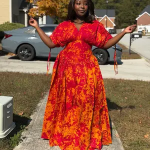 Karabé Genesis Sunset Adire Dress