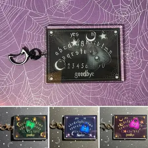 Ouija Board Shaker Acrylic Charm Keychain keychains