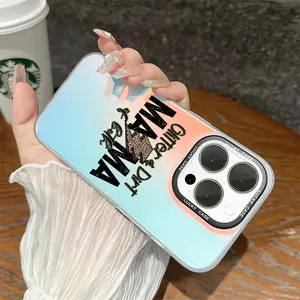Gitter Dirt MAMA color-changing shockproof hard phone case for iPhone 17 17air 17pro 17promax 16 15 14 13 12 11 x xs XS Plus Pro Max