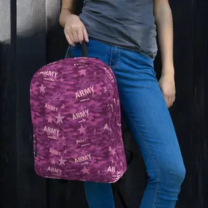 “My Army” Camo Backpack – Water-Resistant Tactical Print Backpack for Kids & Teens Camouflage Dual-Shoulder