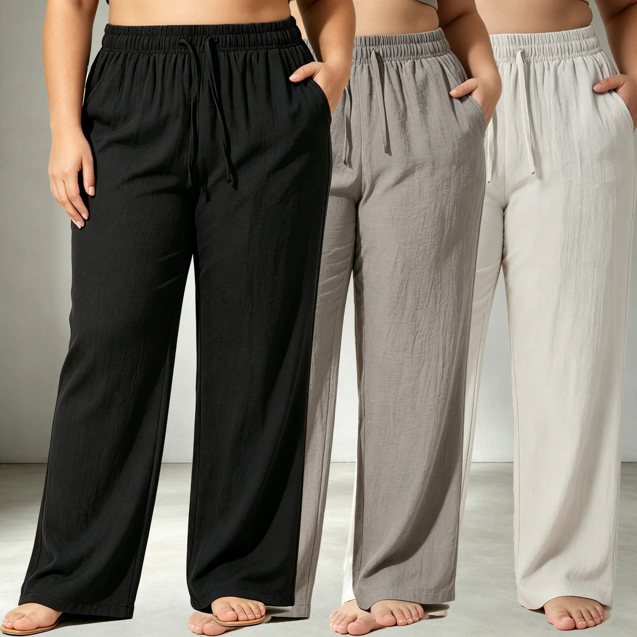 Black + Dark Gray + Cream White