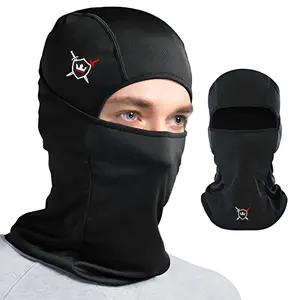 Balaclava Face Mask Thin UV Protection Ski Sun Hood Tactical Masks for Men Women Black 3-Pack for Outdoor Activities
