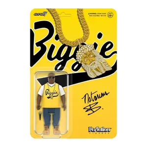 Notorious B.I.G. - Super7/Reaction Figure - Wave 4 - Yellow Jersey - 3.75 Inch - (East Coast)