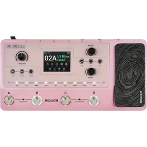 MOOER GE150 Pro Li Pink Guitar Amp Modelling Multi Effects