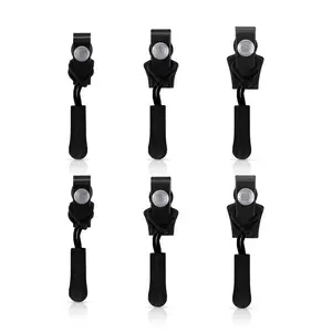 6pcs Daily Supplies Zipper Repair Kit with Adjustable Sliders (2 Large, 2 Medium, 2 Small) - Universal Multi-Purpose Fixer for Luggage, Jackets, Backpacks & Outdoor Gear