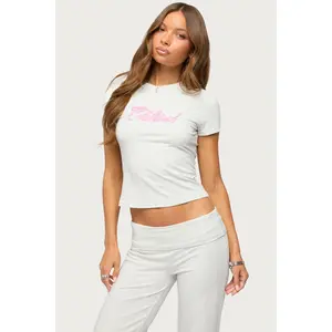 Edikted Wknd Sequin T Shirt
