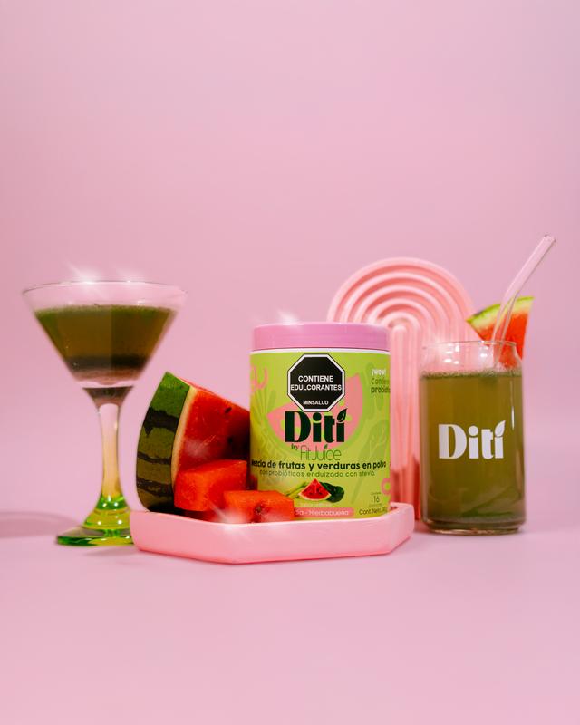 Posbion & Diti Jugo Verde Probioticos Contiene Edulcorantes y Probiotics for Colombia Natural Supplement with Probiotic Support for Digestive Health