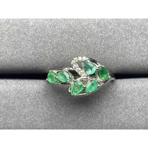 A42 Natural Stone Garnet Ring