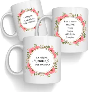 Taza 11oz y 15oz | MADRE | ABUELA | Taza de Cafe | MUG | día de las madres | tazas personalizadas | abuela | taza de la abuela mom gift