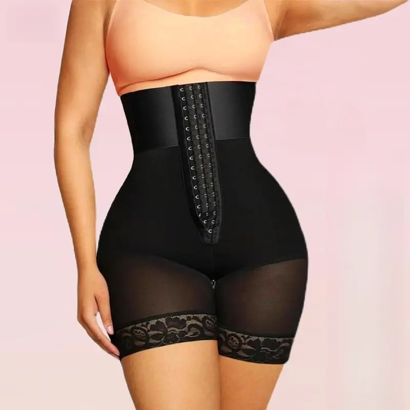 S-3XL Women's High Waist Girdle Shorts - Tummy Control Fajas for Flat Belly & Butt Lift - Must-Have Compression Shapewear - Comfortable, Elegant & Chic Style Womenswear body shapewear-YY