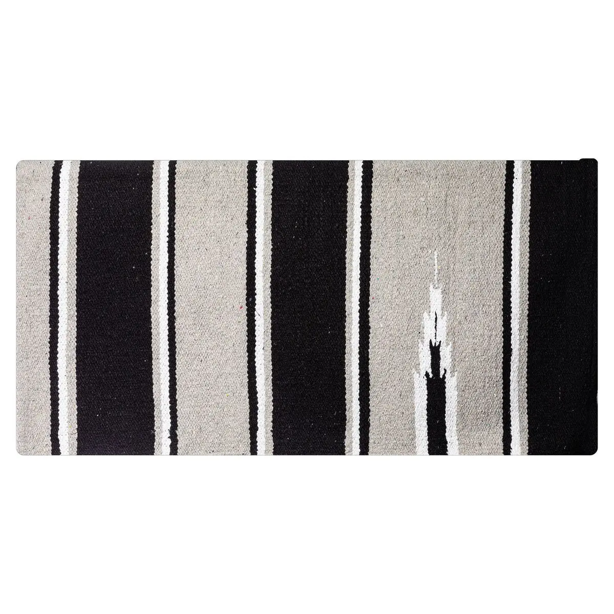 Dura-Tech Durable Double Layer Navajo Western Saddle Blanket, 32" x 32" - Geometric Western Pattern, Cowboy, Decorative Country Style