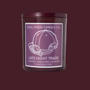 Late Night Trade - Warm Nutmeg Scented All Natural Soy Candle