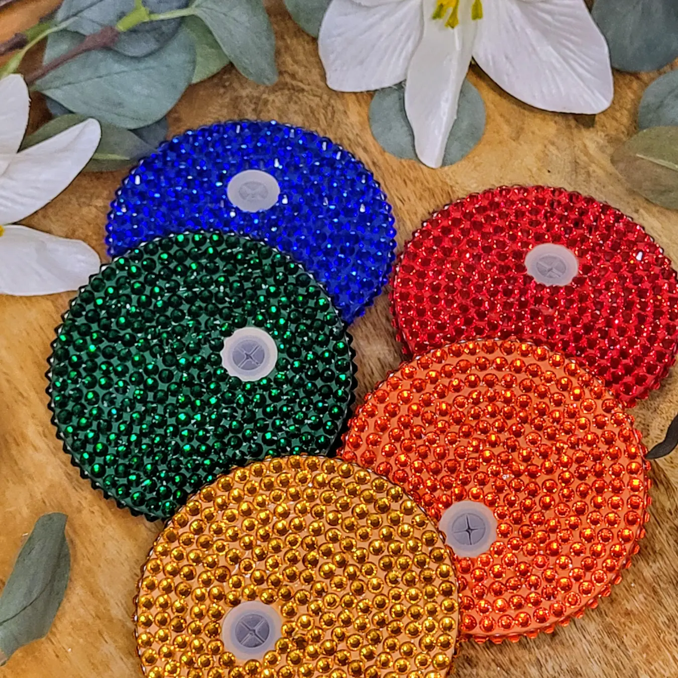Bling Lids 17oz Bamboo Drinkware - Versatile Bamboo Lids for Various Beverages