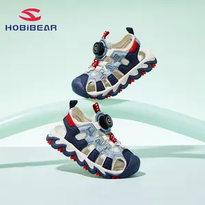 HOBIBEAR Kids’ Summer Sandals — Boys’ New Closed-Toe Beach Sandals, Girls’ Closed-Toe Beach Sandals, Everyday Sports Sandals