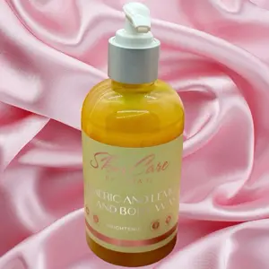 Turmeric and Lemon brightening face and Body Wash.