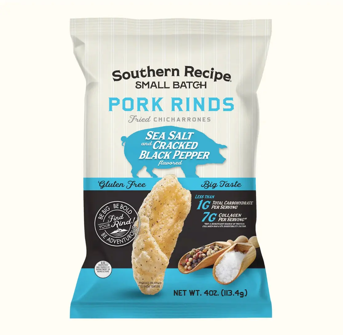 Salt & Pepper Pork Rinds Salt & Pepper Pork Rinds