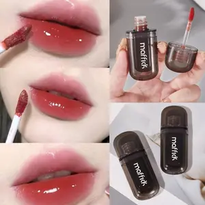 Six-color mirror lip gloss, long-lasting moisturizing, not easy to smudge, waterproof and non-stick, long-lasting effect, glossy effect and smooth texture, Hydrating