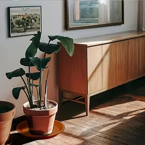 5 Pack 10" & 12" Plant Saucers Plastic Faux Ceramic Look Heavy Duty Drainage Trays Waterproof for Succulents Flowers Bird Bath Resin Art Indoor Outdoor Use