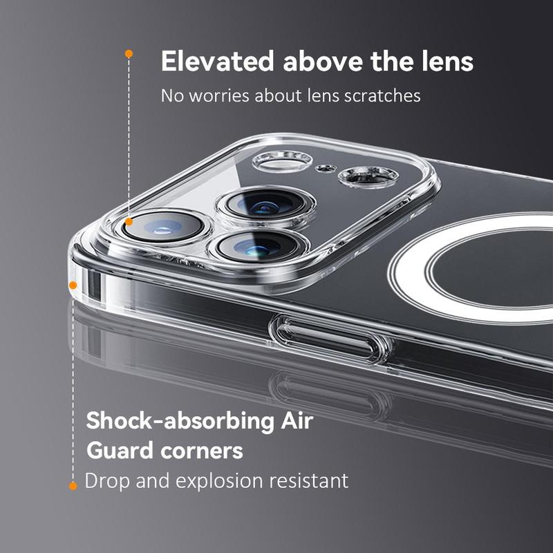 Sports GT3-RS P-Porsche Supercar-911 Phone Case Magnetic Clear Case for iPhone 17 16 15 14 13 12 11 Pro Max Plus | Reliable MagSafe Suction | Anti-Yellowing Slim Cover | Raised Edge Protection for Camera & Screen