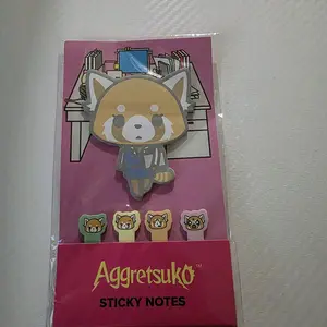 Aggretsuko Sticky Notes