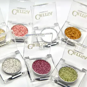 Diamond Eyeshadow - Assorted Colors in Clear Packaging for Makeup and Cosmetic Use