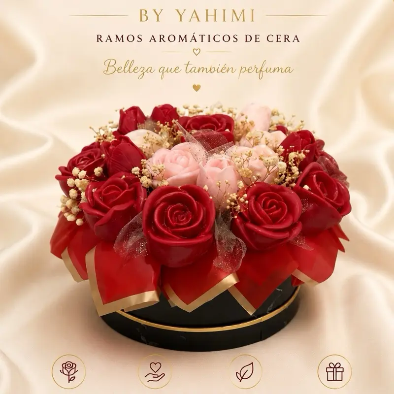 Luxury Wax Rose Bouquet