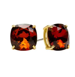 Origami Owl Gold Smoked Amber Clara Stud Earrings