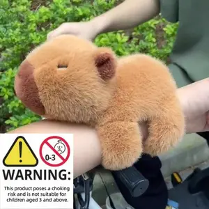 Cute Plush Beaver Doll, 1 Count Lying Design Soft Stuffed Toy with Detailed Legs, Perfect for Teens and Boys & Girls, Home Decor, Cuddly Stuffed Animal, Soft Stuffed Animal