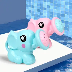 1pc Youngsters Bath Toys - Cute Cartoon Elephant Shower Kettle, Fun Bath Time Water Play Accessories