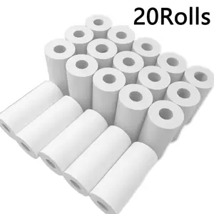 Mini Thermal Paper Roll, Width 57mm, Suitable for Portable Mini Printers, Office Use & Holiday Gifts, Printer Accessories, Pack of 10 Rolls