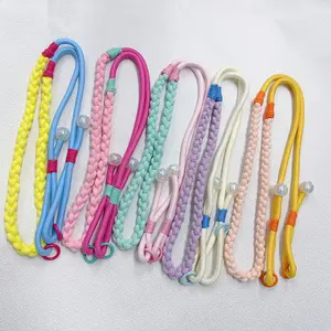 Mobile phone lanyard, hand-woven keychain, camera rope, long adjustable lanyard, messenger bag, shoulder strap replacement, anti-lost.